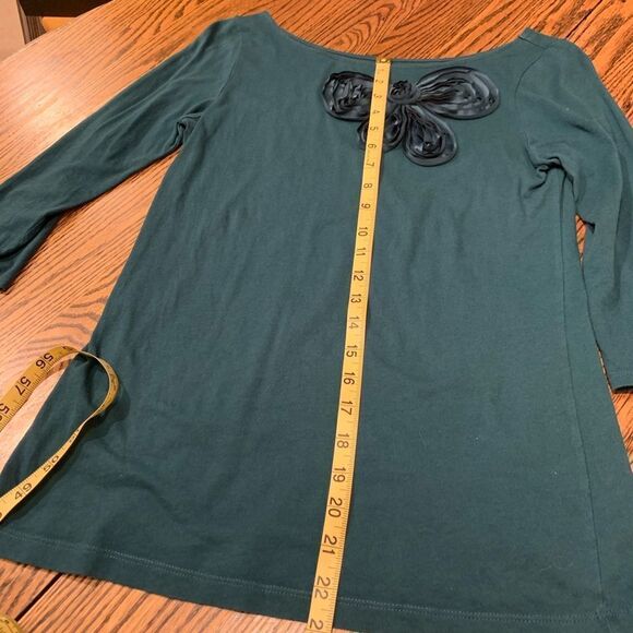 Ann Taylor LOFT Hunter green T-shirt - Picture 10 of 12